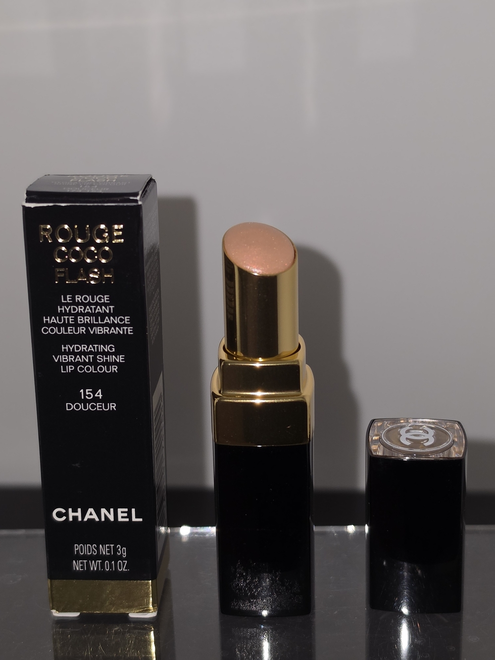 DISCONTINUED CHANEL Rouge Coco Flash Hydrating Lip Colour- "Douceur" **RARE!!**